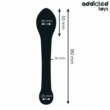 Stimolatore Anale Ergonomico 18 cm in Silicone Sicuro